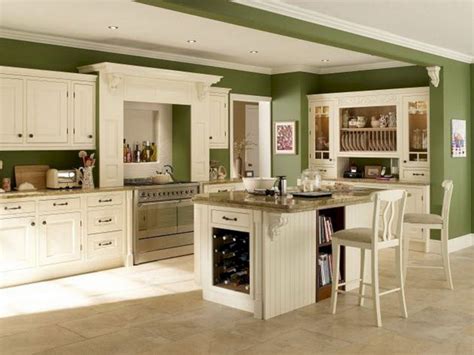 Green Kitchen Walls Green Kitchen Island Paint For Kitchen Walls