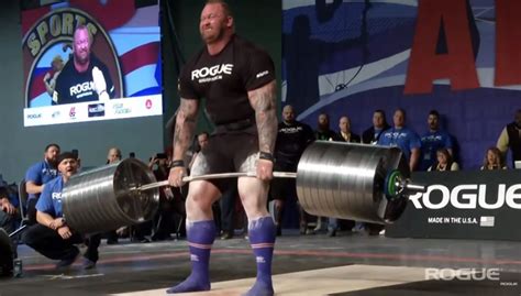 See It The Mountain From ‘game Of Thrones Sets New Deadlift World