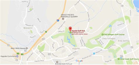 map | Kapolei Golf Club