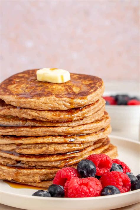Cottage Cheese Oatmeal Pancakes - Carmy - Easy Healthy-ish Recipes