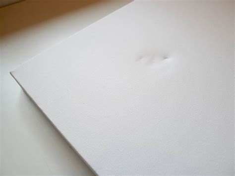 How To Get A Dent Out Of A Canvas Painting