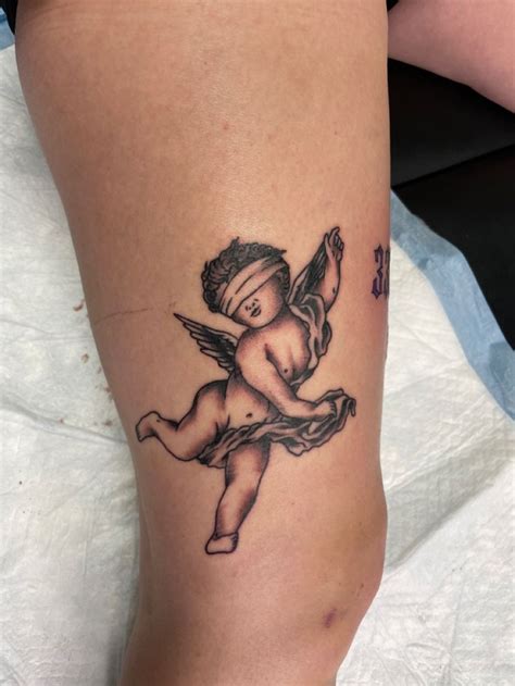 Cherub With Plunger Cherub Tattoo Traditional Tattoo Sleeve Tattoos