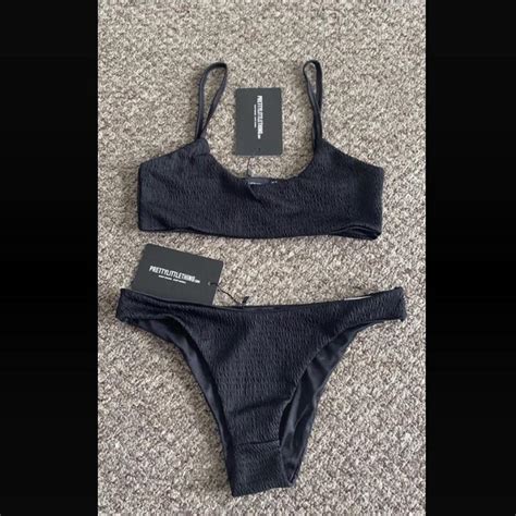 PLT Black Bikini Brand New With Tags Size Depop