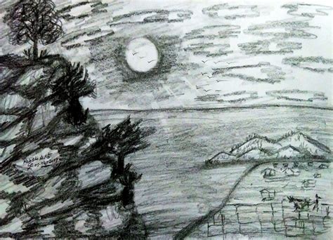 GOOGLE -My Own work on Google : PENCIL DRAWING - SCENERY