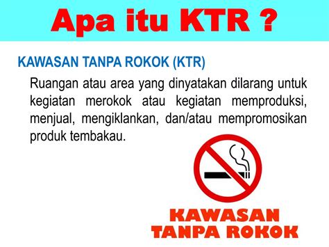 Ktr Kawasan Tanpa Rokok Ppt