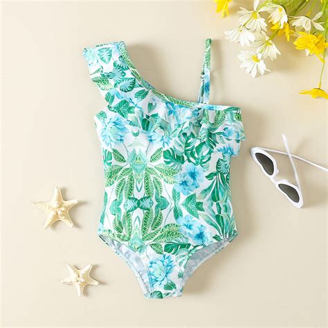 Summer Toddler Swimsuit Girl Cute One-Piece Swimwear Baby Girl Bathing