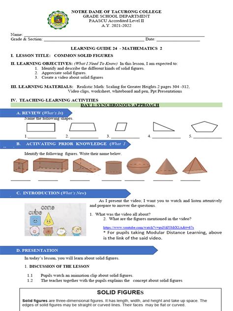 Math-2-UNIT-4-LESSON-25final | PDF | Mathematics | Distance Education