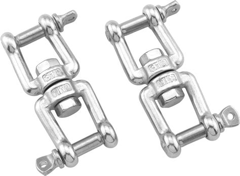 Amazon DGHAOP 2 Pcs Swivel Ring Snap Rolling Shackle Device Marine