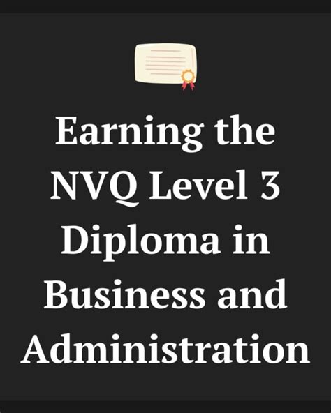 Nvq Level 3 Diploma Evaluate And Improve Your Performance