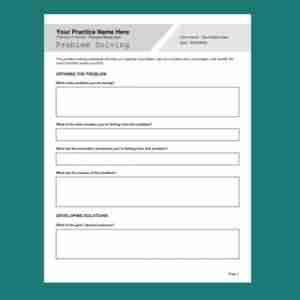 Printable Narrative Therapy Worksheets
