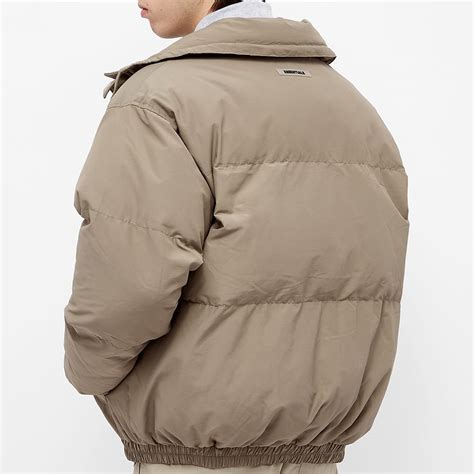 Fear Of God Essentials Puffer Jacket Umber End Au