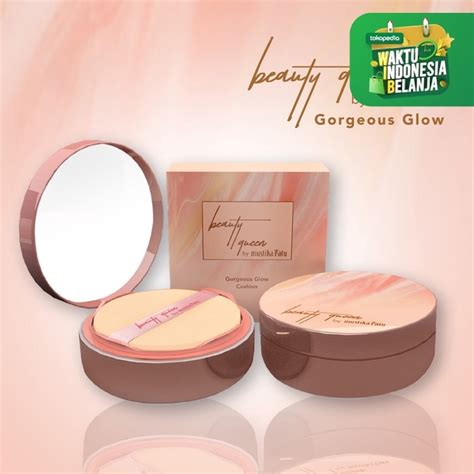 Jual Mustika Ratu Beauty Queen Gorgeous Glow Poreless Cushion Gr Nude Shopee Indonesia