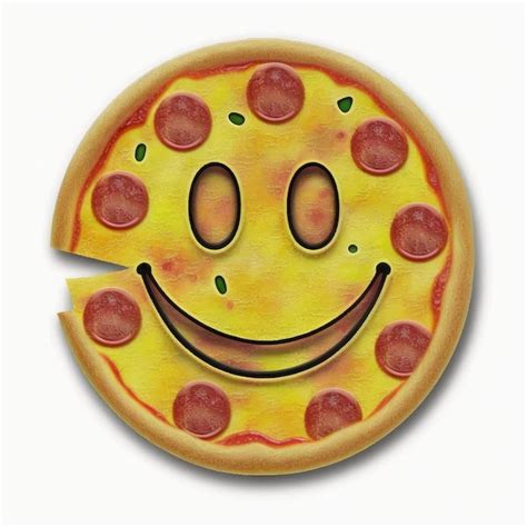 Premium AI Image | expressive emoticon face pizza emoji