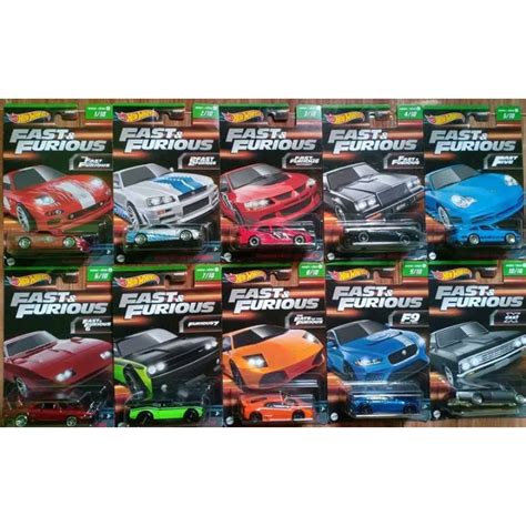 Jual Hot Wheels Fast And Furious Wave Edisi Original Mattel Shopee Indonesia