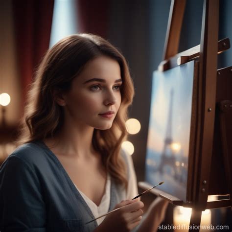 Girls Painting Passion Stable Diffusion Online