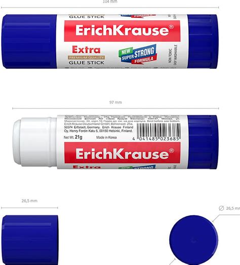 Купить недорого Erich Krause Клей-карандаш 21 г в магазине Ukazka.ru