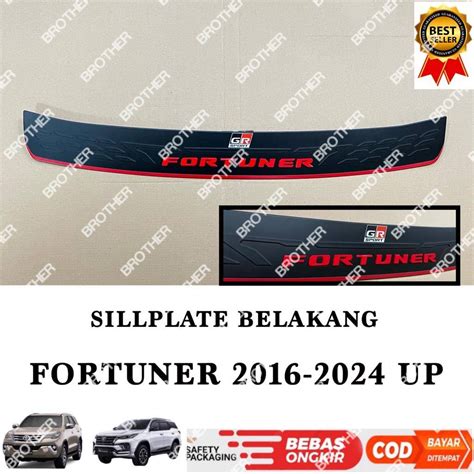 Jual Sillplate Belakang All New Fortuner 2016 2022 2023 2024 Hitam List