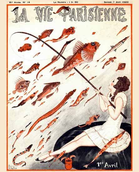 La Vie Parisienne 1923 1er Avril Sex Appeal Mad Men Art Vintage Ad Art Collection