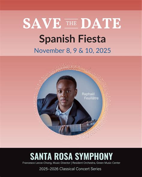 Santa - 💃 Spanish Fiesta 💃 📅 Nov 8–10, 2025 | 📍 Weill Hall, Green Music