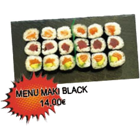 MENU MAKI BLACK Sushi Yoshida