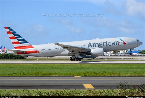 N An American Airlines Boeing Er Photo By Jose L Roldan Id