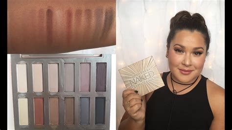 Urban Decay NAKED ULTIMATE BASICS Palette Demo Review YouTube