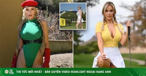 Nữ thần Golf quyến rũ nhất thế giới khoe bikini xanh mùa Halloween