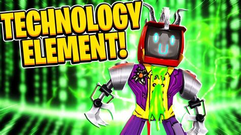 Technology Element Gameplay Showcase In Roblox Elemental