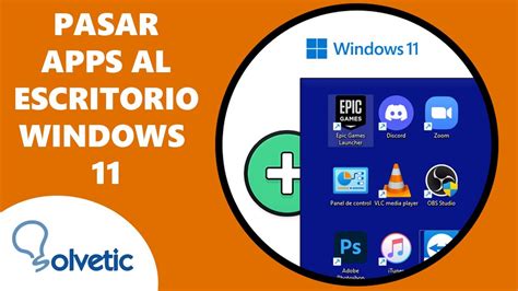 C Mo Pasar Aplicaciones Al Escritorio En Windows Youtube