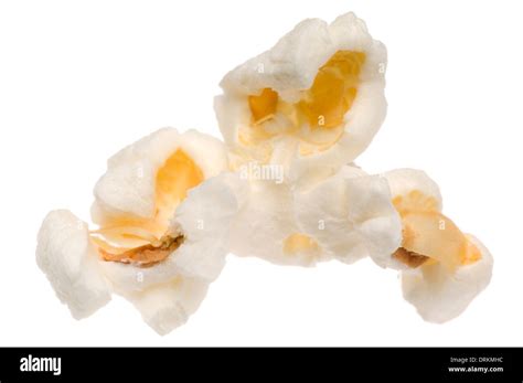 Isolated Single Popcorn Stock Photo - Alamy