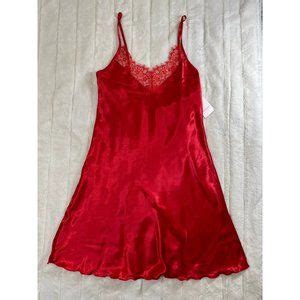 Ekouaer Intimates Sleepwear Small Red Lingerie Nightie Poshmark