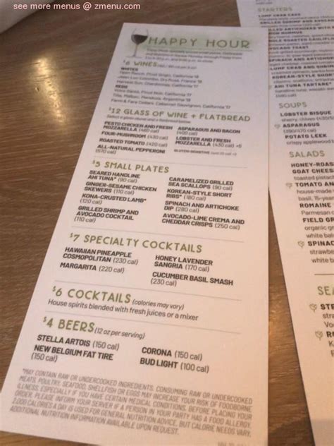 Menu At Seasons 52 Pub And Bar Albuquerque Menaul Blvd Ne Pad 2