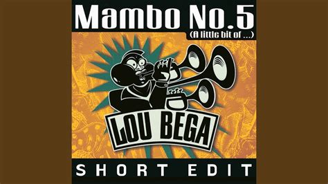 Lou Bega — Mambo No 5 A Little Bit Of Short Edit тексты песен