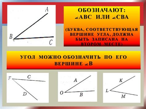 Угол. Измерение углов. Виды углов - презентация онлайн