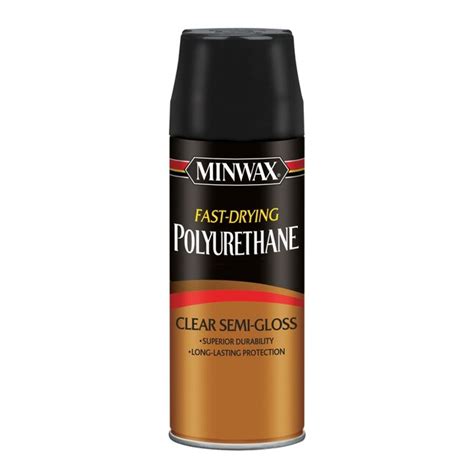 Minwax Fast Drying Polyurethane Clear Semi Gloss Oil Based Polyurethane