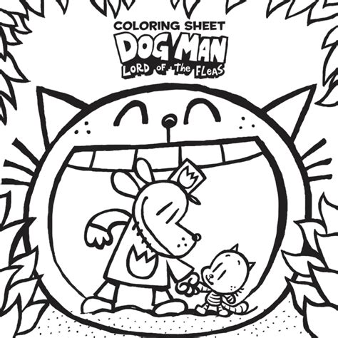 Dogman Coloring Page Coloring Pages