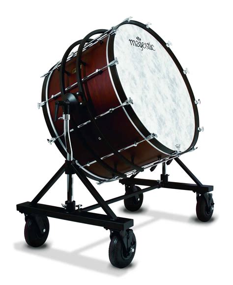 Majestic Mpb4022 40in Concert Bass Drum With Field Frame Jersey Surf