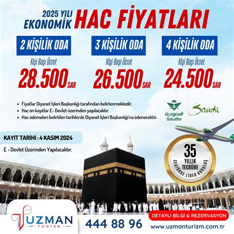 Hac Fiyatları ve Hac Kayıtları 2025 Uzman Turizm 2024 2025 Hac ve