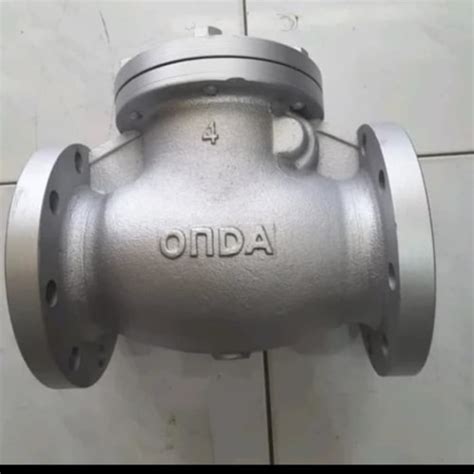 Jual Swing Check Valve Cast Iron Flange Jis K Inch Dn Onda