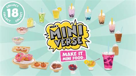 Mga Miniverse Make It Mini Cafe Diner Food Yvymaraey Edu Py