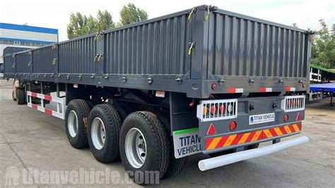 Tri Axle Ton Sidewall Semi Trailer For Sale In Kenya