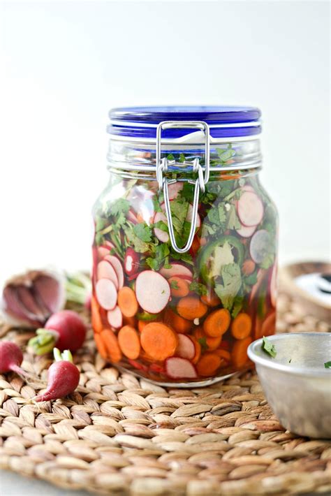 Spicy Pickled Vegetables Simply Scratch