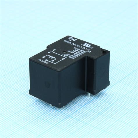 TR90-12VDC-SC-C-R, мощное 12VDC, 20А, 1переключение Tai Shing ...