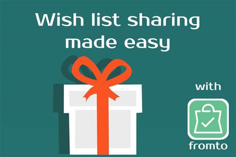 Wish List Sharing Made Easy Grosh