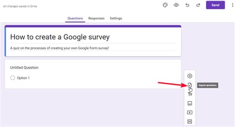 create  google survey  collect responses  seconds