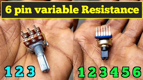 6 Pin Volume Control Wiring Variable Resistance Working