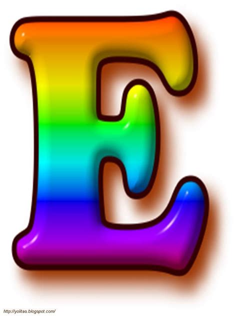 Alfabeto Arco Iris Abecedario Letras Grandes Letras Abecedario Para