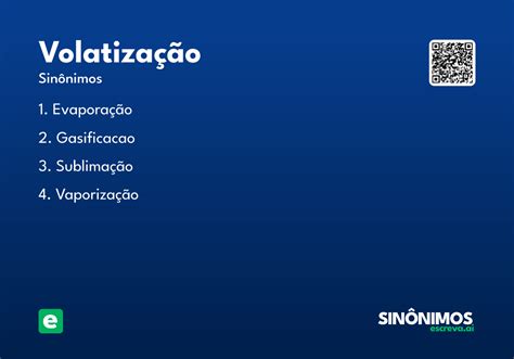 O Que É Volatização - Volatização - Significado e Sinônimo - escreva.ai