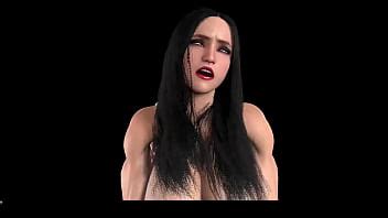 Videojuego hentai de animación 3D VR Virt a Mate Chicas musculosas con miembros después del