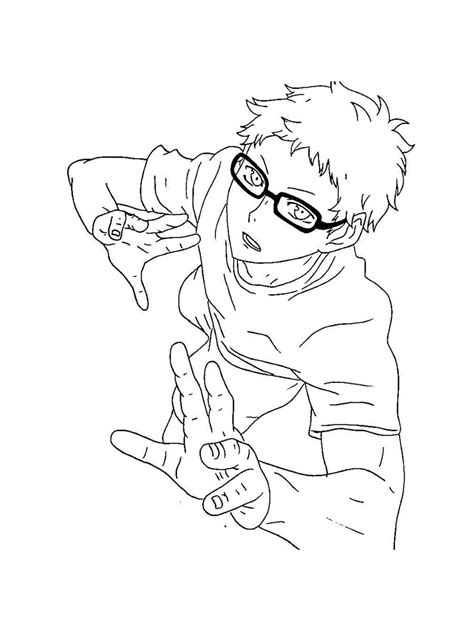 Haikyuu Coloring Page